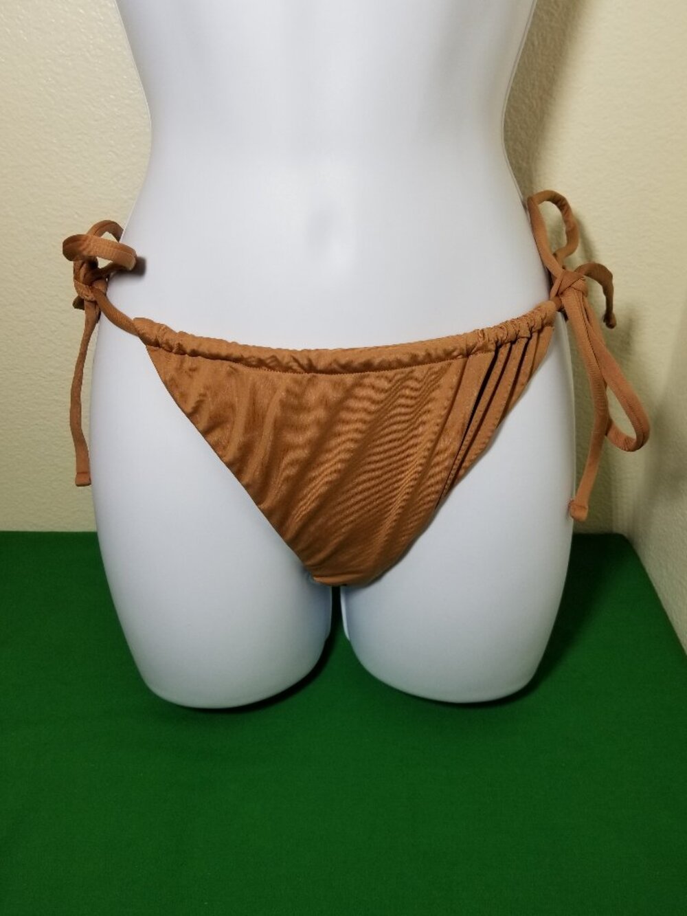 Asos Design Brown Bikini Bottom Swimwear Size 4 Cheeky Beach Summer Pool NWOT